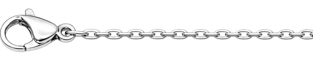 Звеньевая серебристая тонкая 60 см